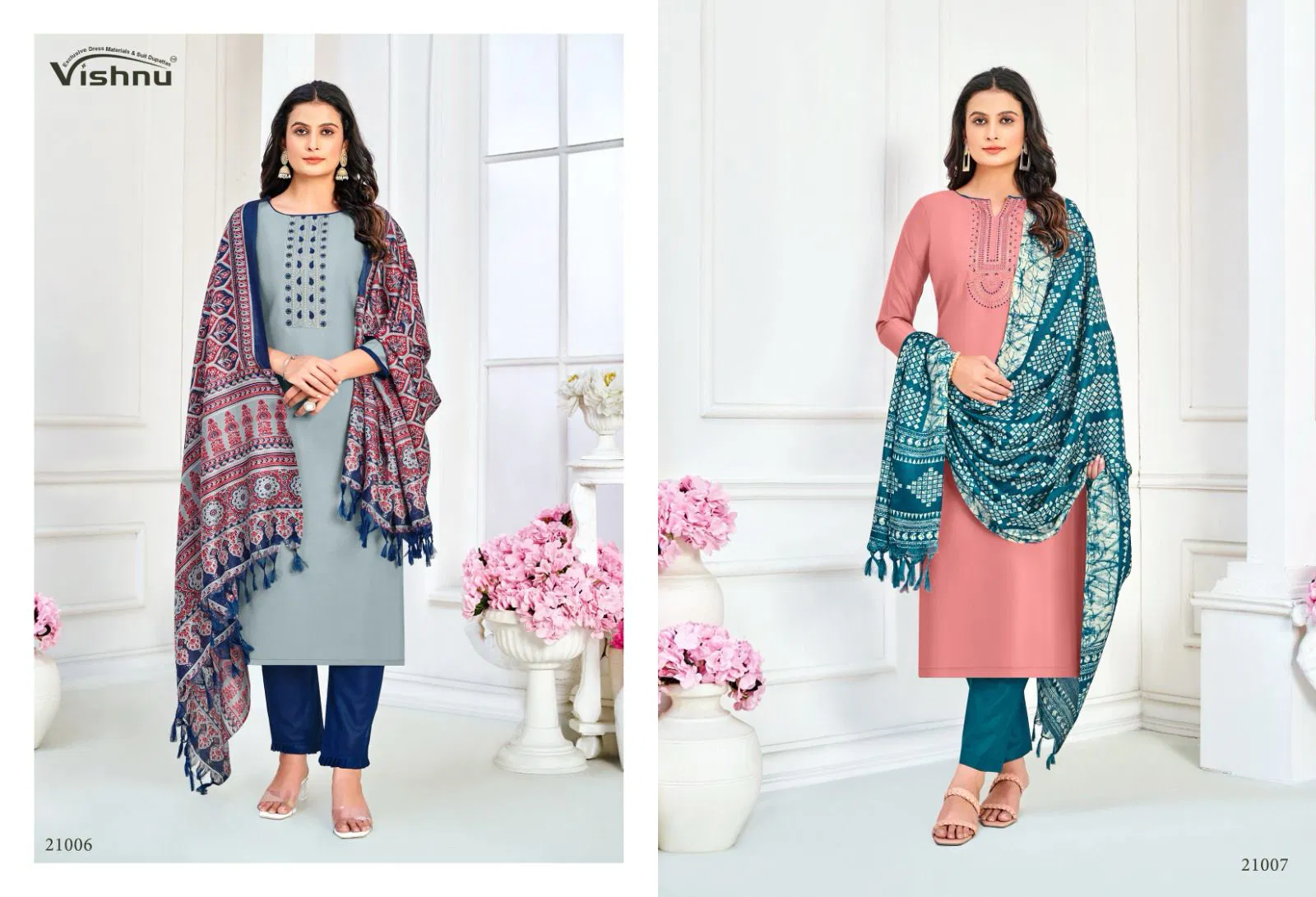 Evanka Vol 12 By Vishnu Roman Silk Designer Dress Material Online Wholesale